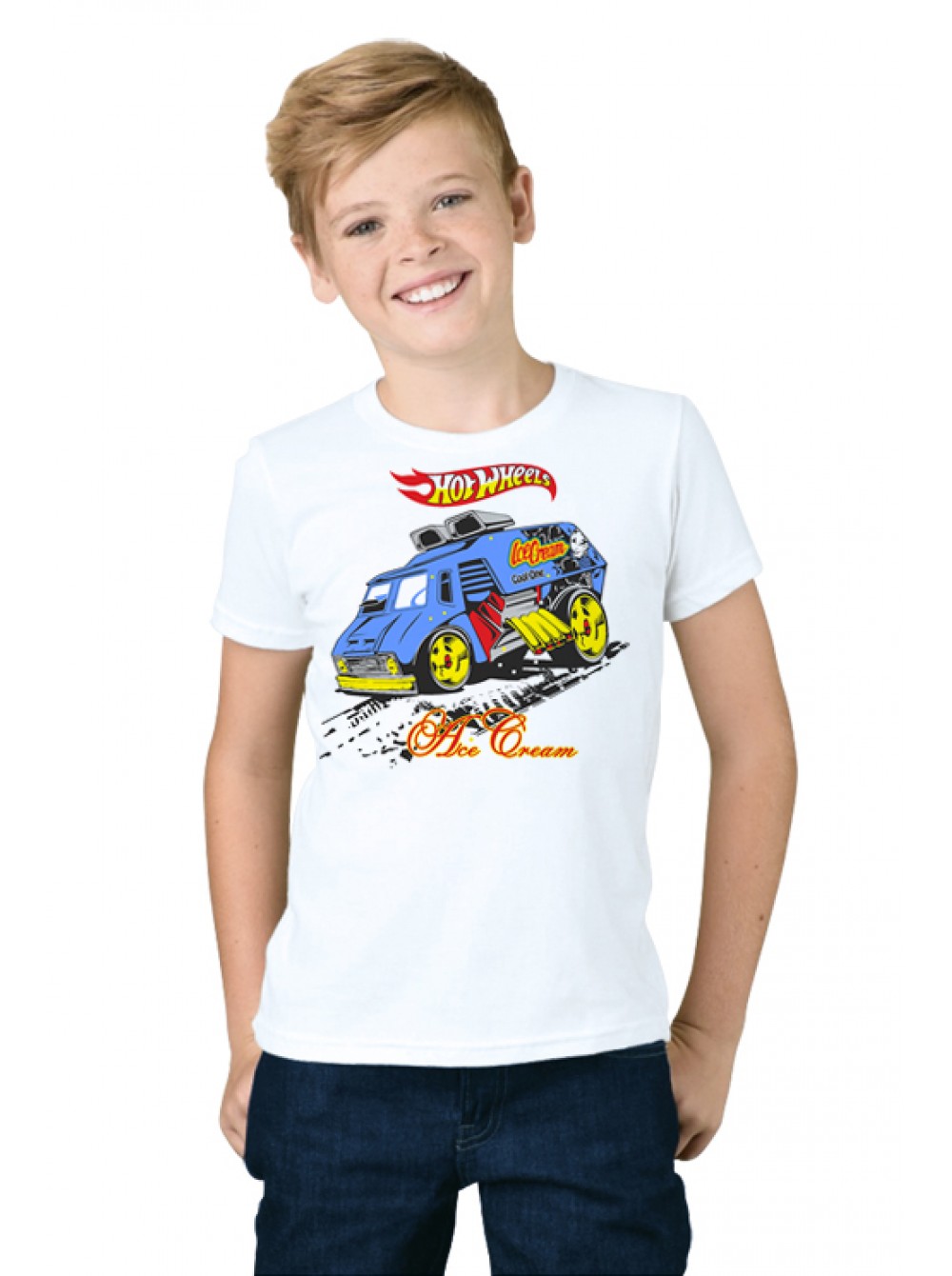 Детская футболка Hot Wheels.