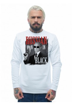 Russian man in black