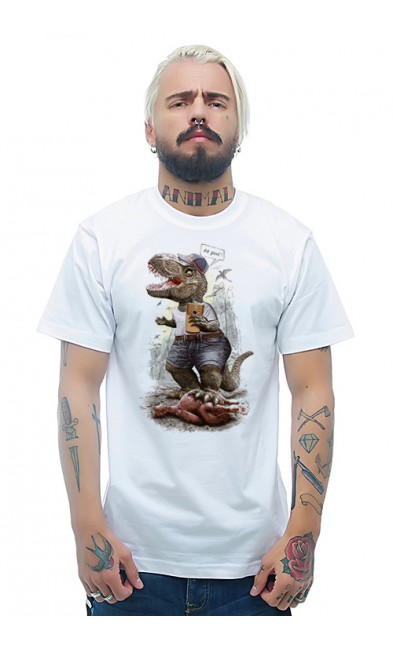 Мужская футболка Динозавр