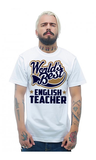 Мужская футболка WORLD'S BEST ENGLISH TEACHER