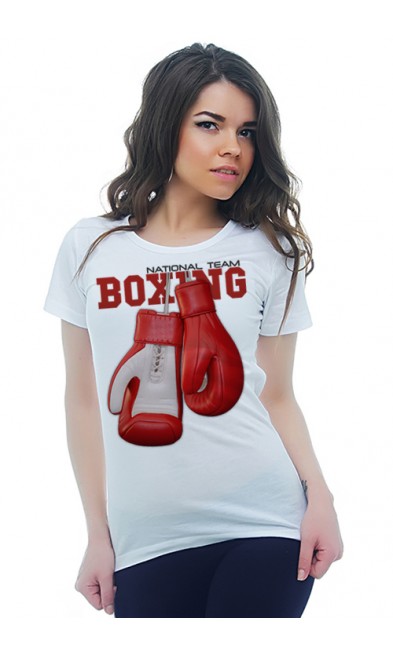 Женская футболка BOXING