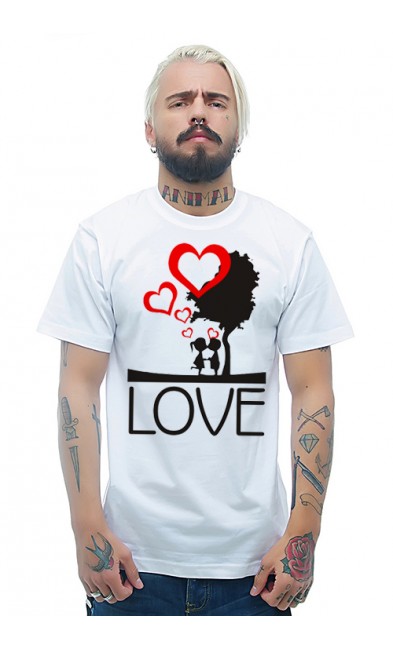 Мужская футболка Любовь
