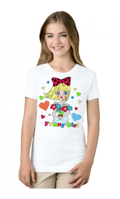 Детская футболка Funny Girl