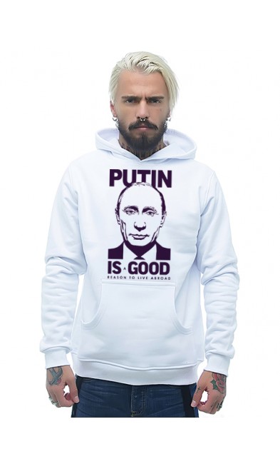 Мужская толстовка Putin is good