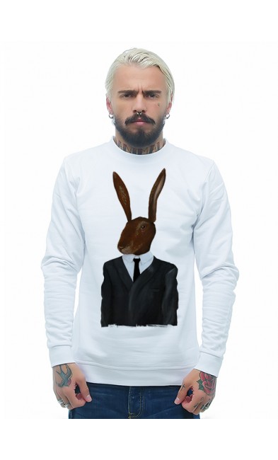 Мужская свитшоты Кролик в костюме