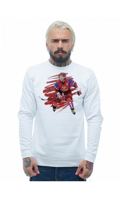 Мужская свитшоты Владимир Путин хоккеист