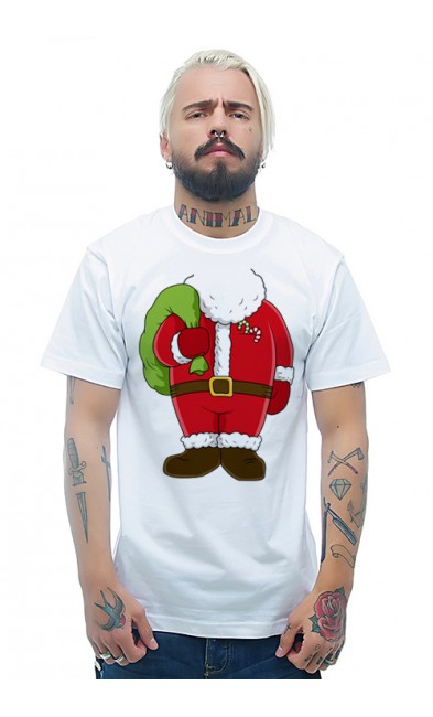 Мужская футболка Костюм Деда Мороза