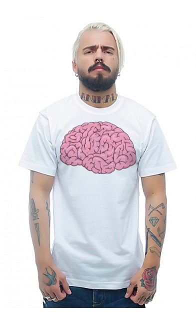 Мужская футболка Мозг