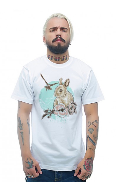 Мужская футболка Кролик и Орёл