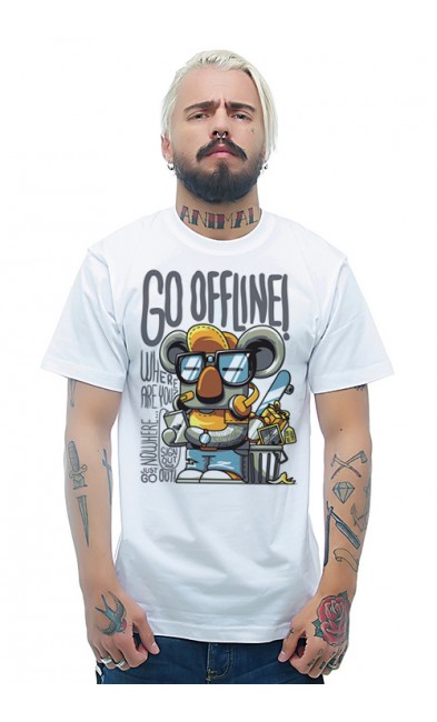 Мужская футболка Go OffLine!