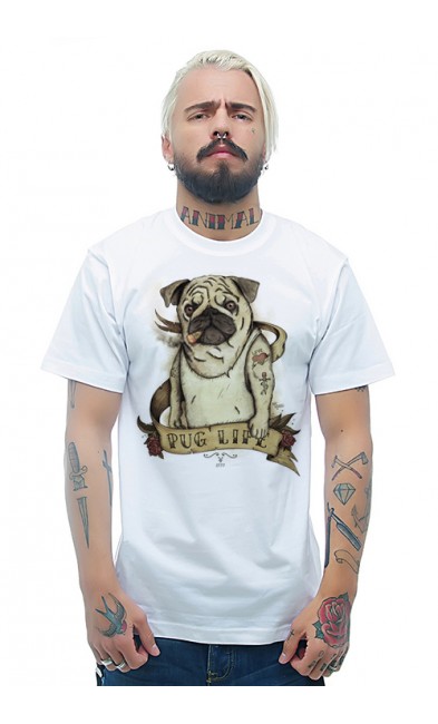 Мужская футболка Pug Life