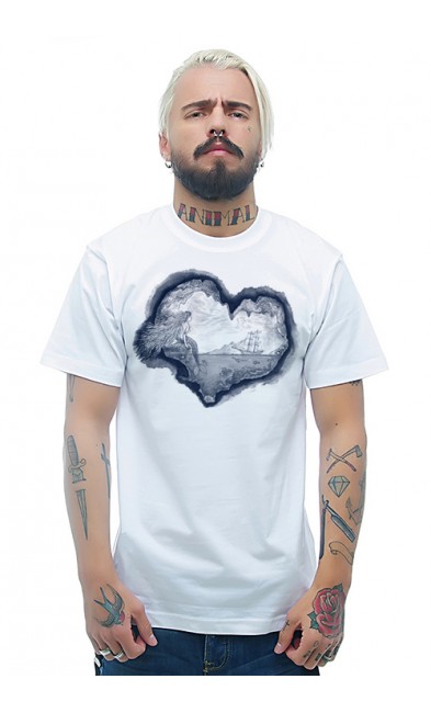 Мужская футболка Мечта в сердце
