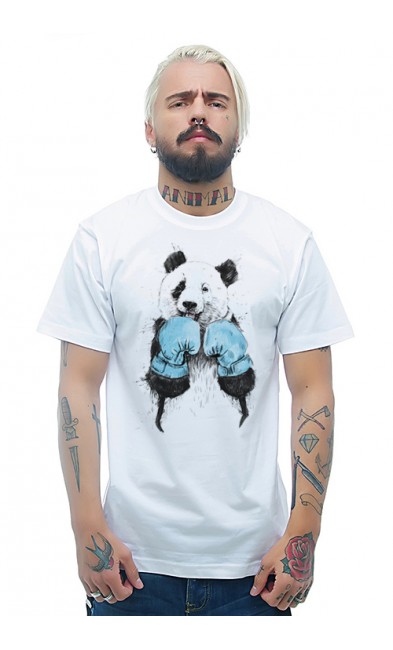 Мужская футболка Панда - боксер