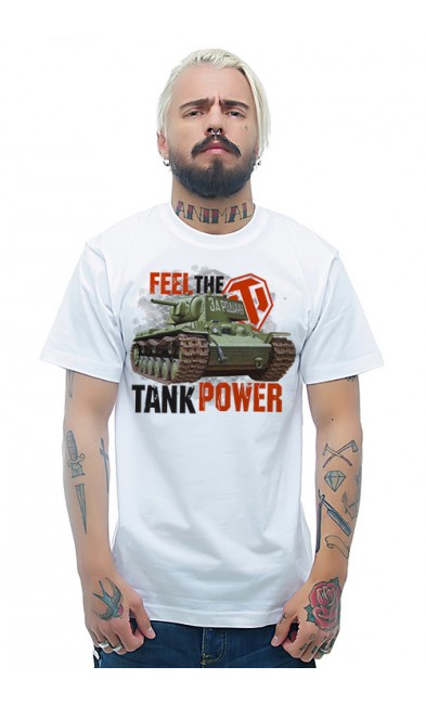 Мужская футболка FEEL THE TANK POWER
