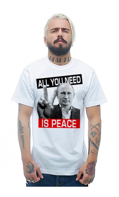 Мужская футболка ALL YOU NEED IS PEACE