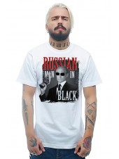 Russian man in black