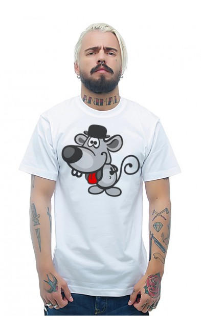 Мужская футболка Папа-мышь
