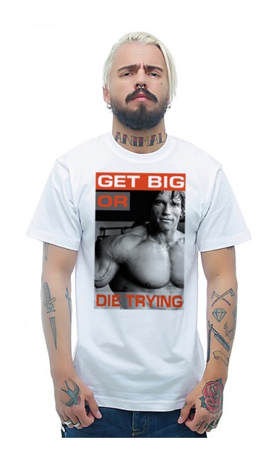Мужская футболка GET BIG OR DIE TRYING