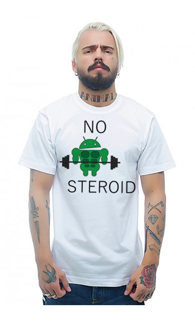 Мужская футболка NO STEROID