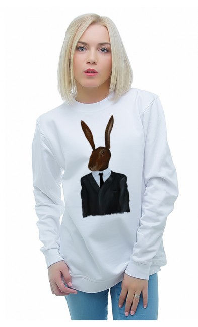 Женская свитшоты Кролик в костюме