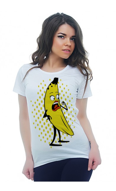 Женская футболка Банан