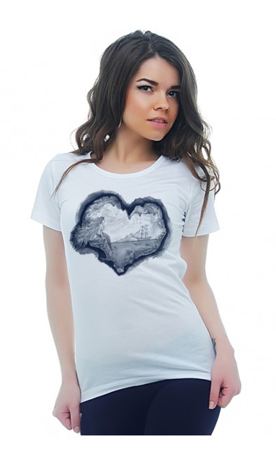 Женская футболка Мечта в сердце