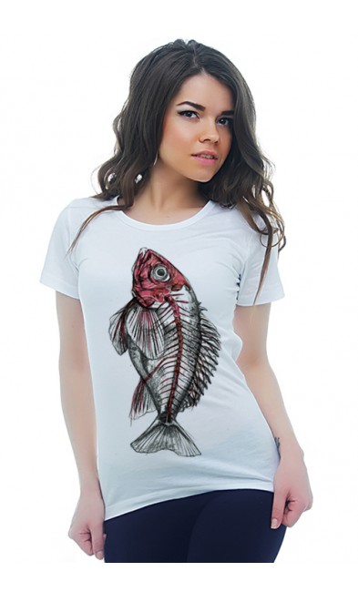Женская футболка Рыба