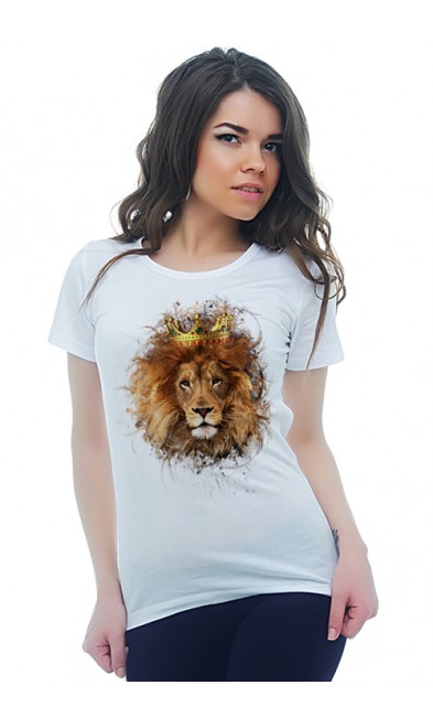 Женская футболка Царь зверей