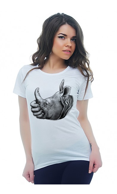 Женская футболка Носорук