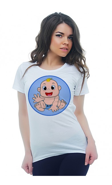 Женская футболка Малыш