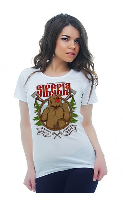 Женская футболка Siberia