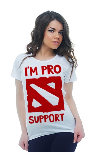 Женская футболка I'M PRO SUPPORT