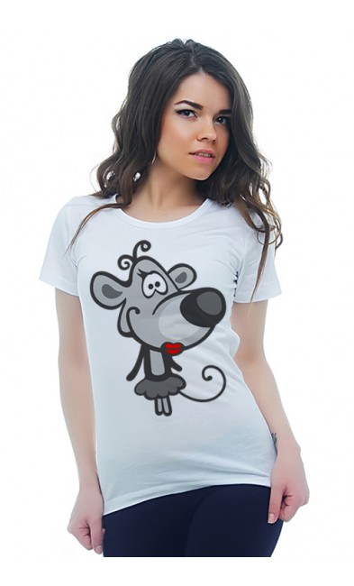 Женская футболка Мама-мышь