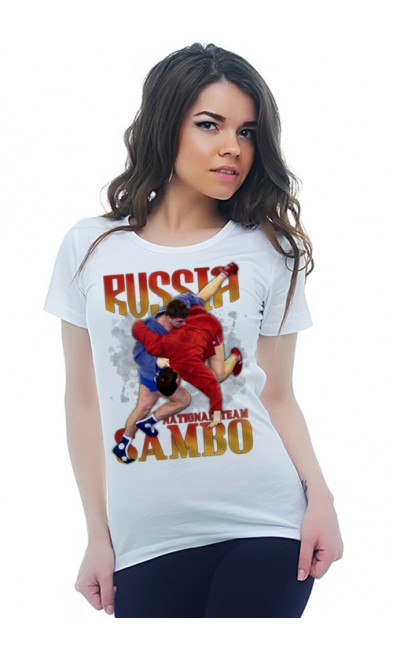 Женская футболка RUSSIAN SAMBO
