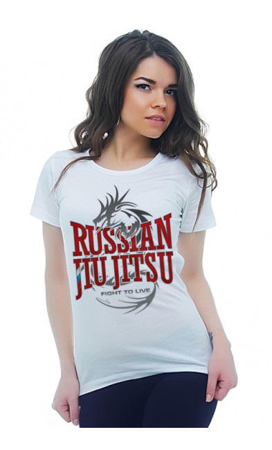 Женская футболка RUSSIAN JIU JITSU