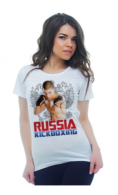 Женская футболка RUSSIA KICKBOXING