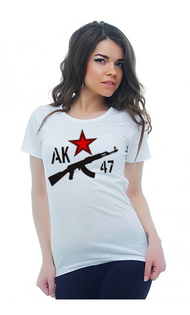 Женская футболка АК-47