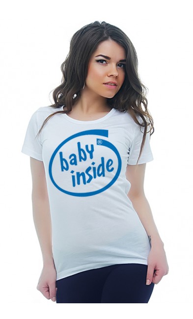 Женская футболка Baby inside