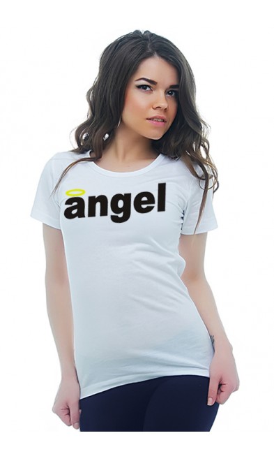 Женская футболка angel