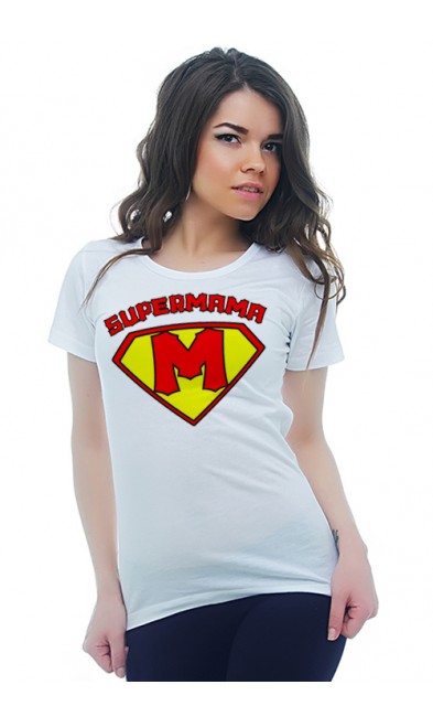 Женская футболка Supermama